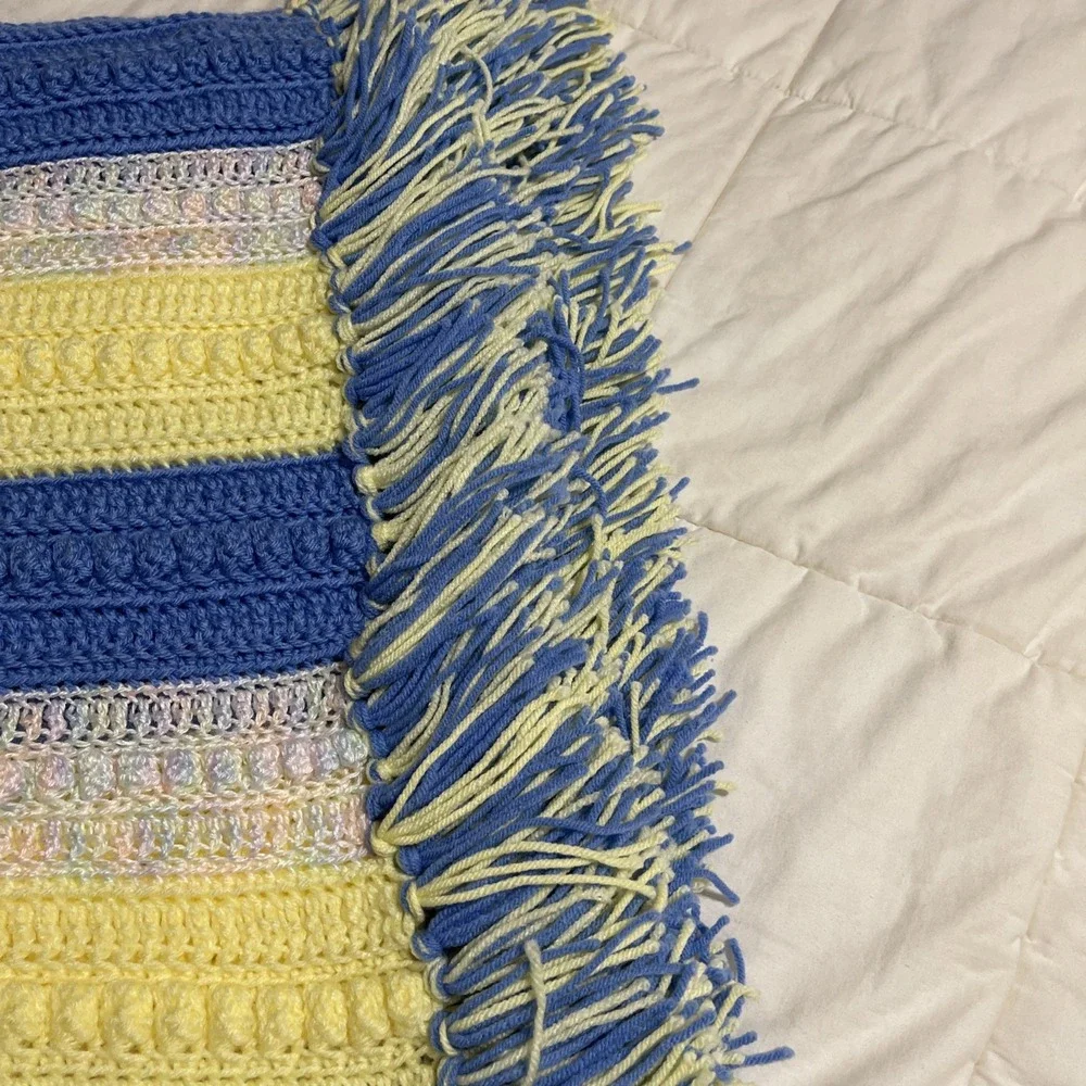 Handmade‎ Crochet Afghan Blanket 43